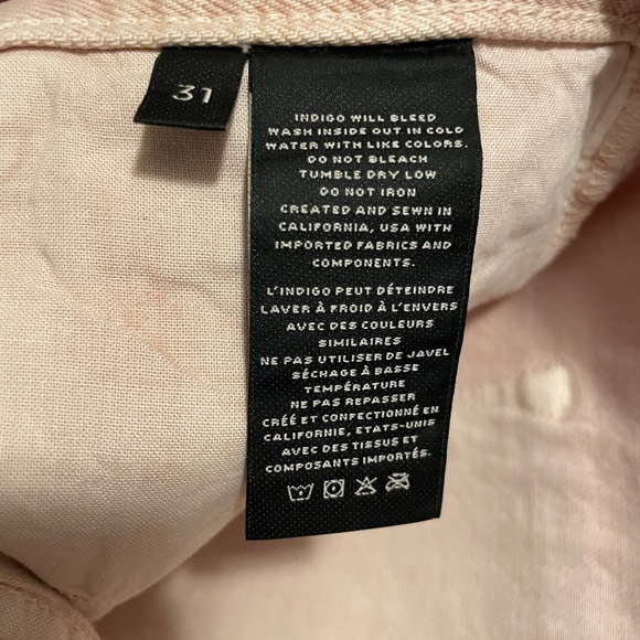 J Brand Pink Denim Shorts Size 31 - NEVER WORN - Picture 8 of 9